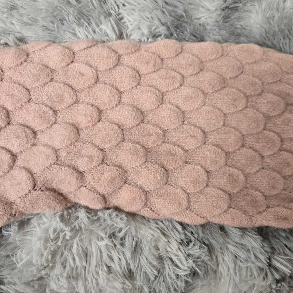 Elan Pink Textured Women's Sweater M - Picture 4 of 8